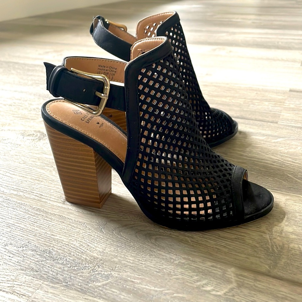 Call it spring black heels